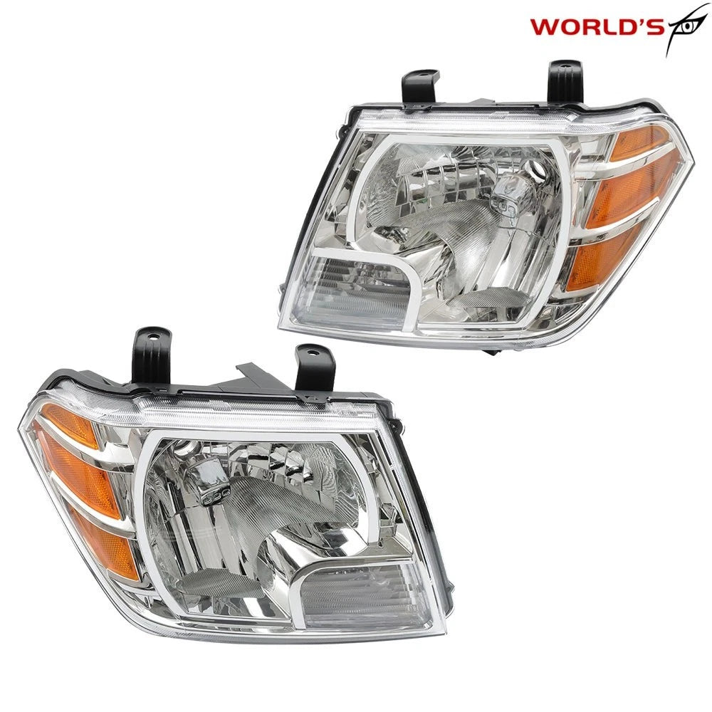 Set of 2 Headlights for Frontier Truck (2009–2021) Halogen Replacement
