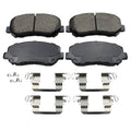 Set of 4 Akebono ProACT Ultra Premium Ceramic Front Brake Pads for 2013–2016 Dart Cherokee