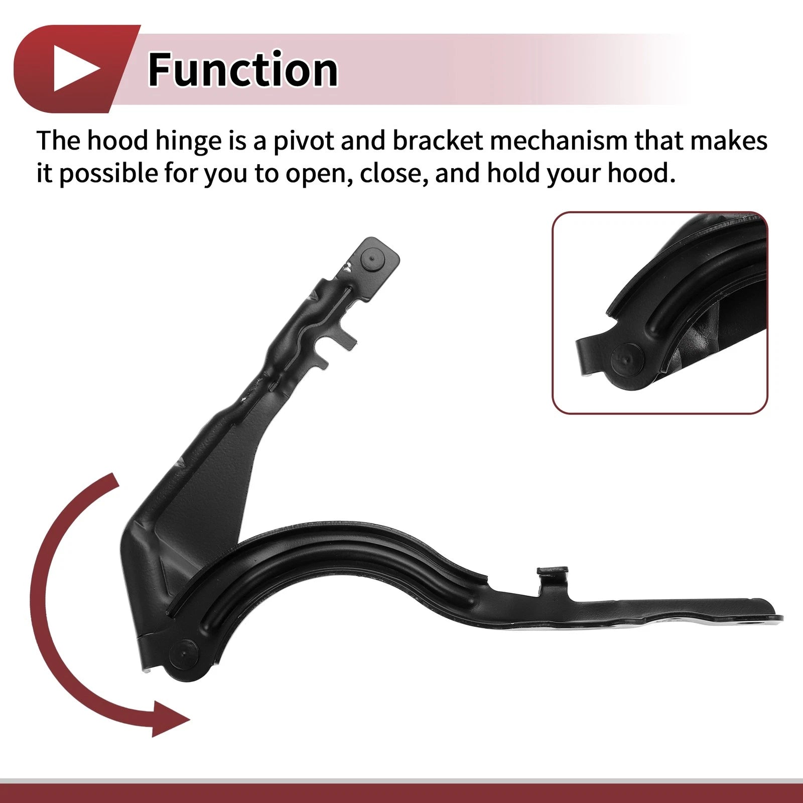 Hood Hinges for Hyundai Sonata (2015–2019) 1 Pair No. 79120C1000