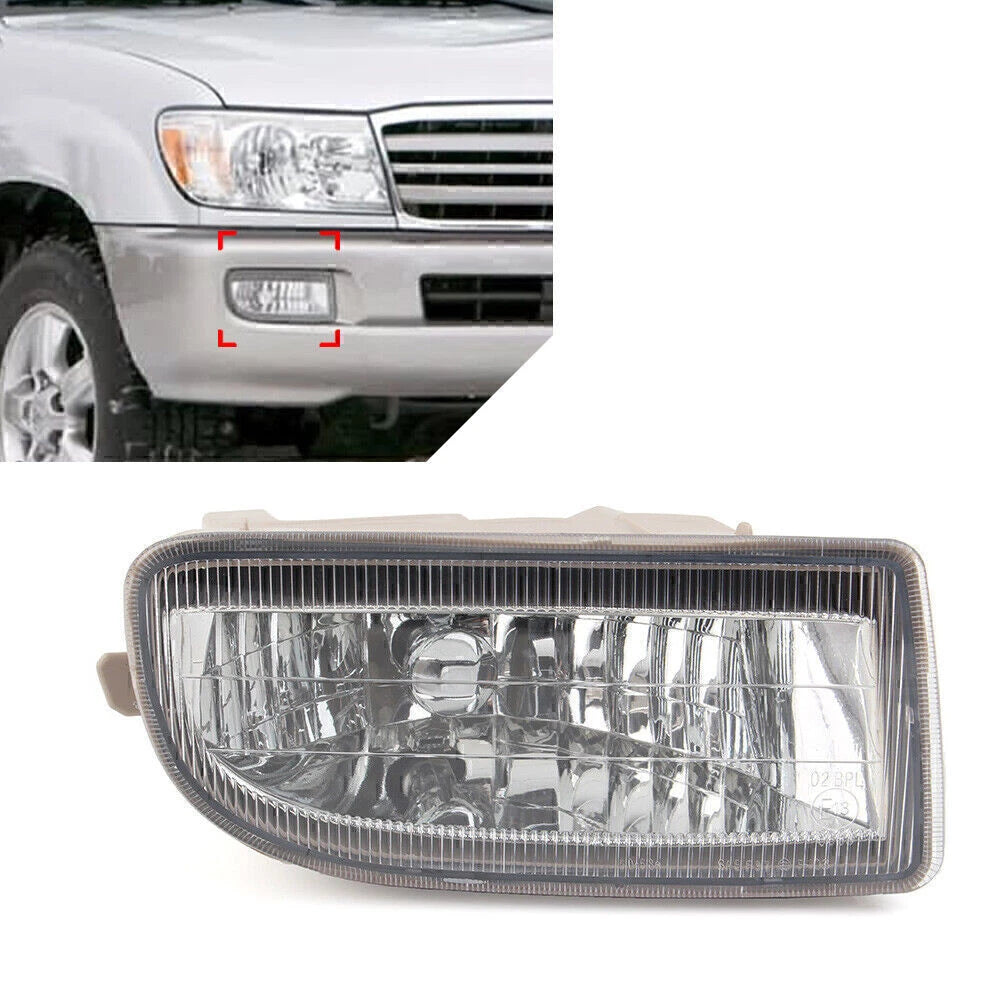 Right Fog Light for Toyota Land Cruiser 100 (1999–2006) - Includes Bulb