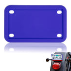 Silicone License Plate Frame for Blue Motorcycle (Universal) (2000–2000)