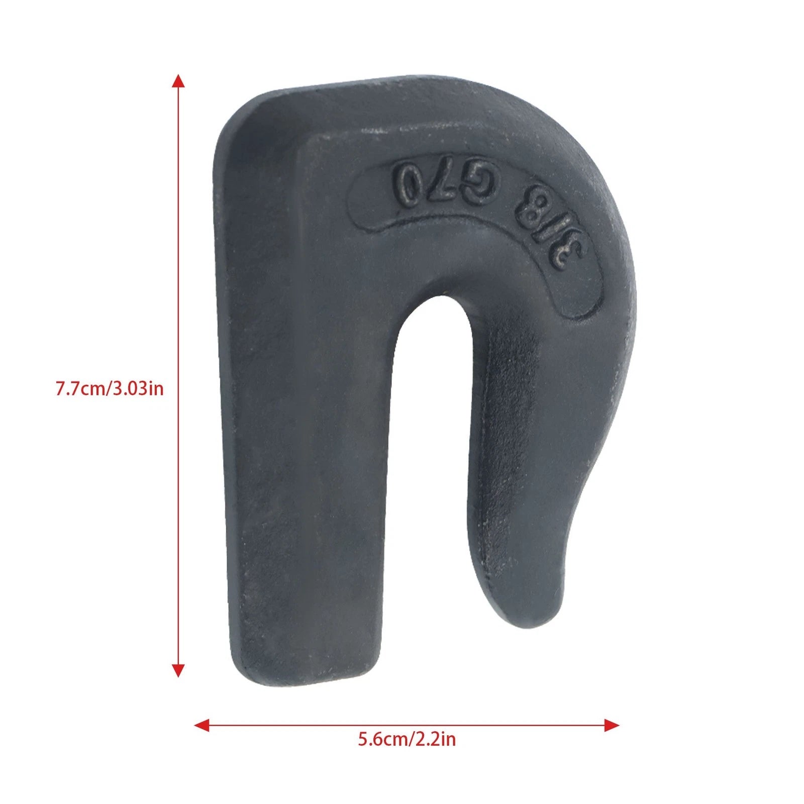 Set of 6 Weld On Grab Hooks for Heavy-Duty Applications (6600lbs Capacity)