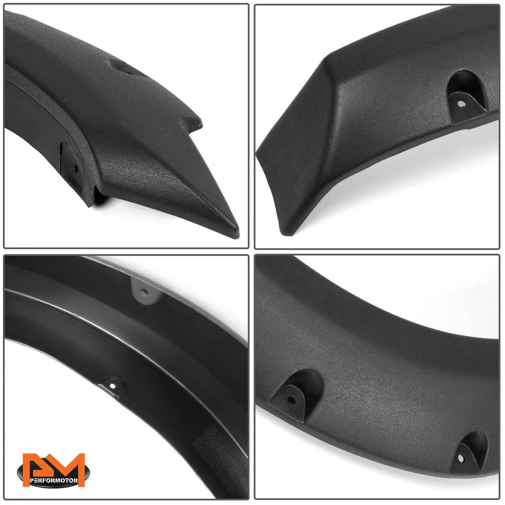 Set of 4 ABS Pocket-Riveted Style Wheel Fender Flares for Ram 2500/3500 (2010–2018)