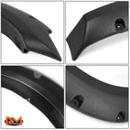 Set of 4 ABS Pocket-Riveted Style Wheel Fender Flares for Ram 2500/3500 (2010–2018)