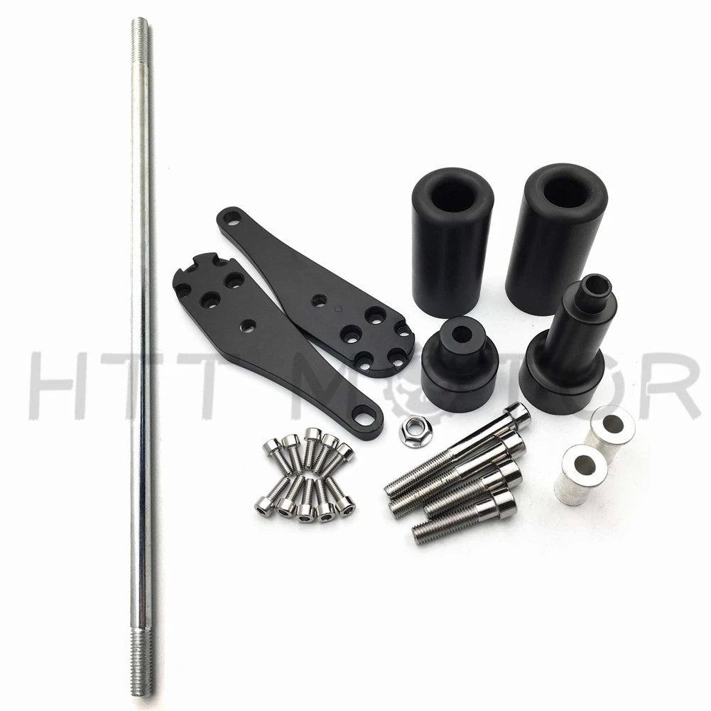 Frame Slider Mounting Bolts for Kawasaki ZX10R (2006–2007) Black