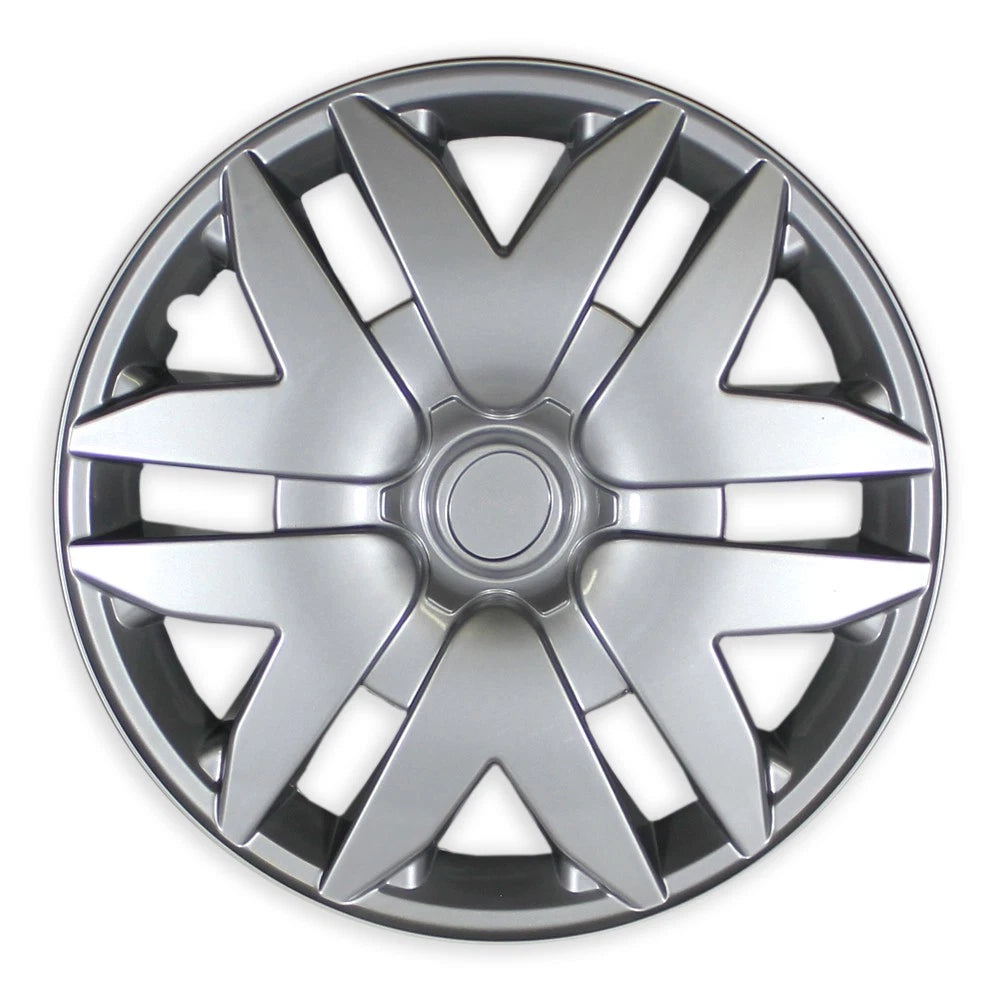 Clip On Hubcaps Wheel Covers Silver Set for Toyota Sienna (2004–2008)