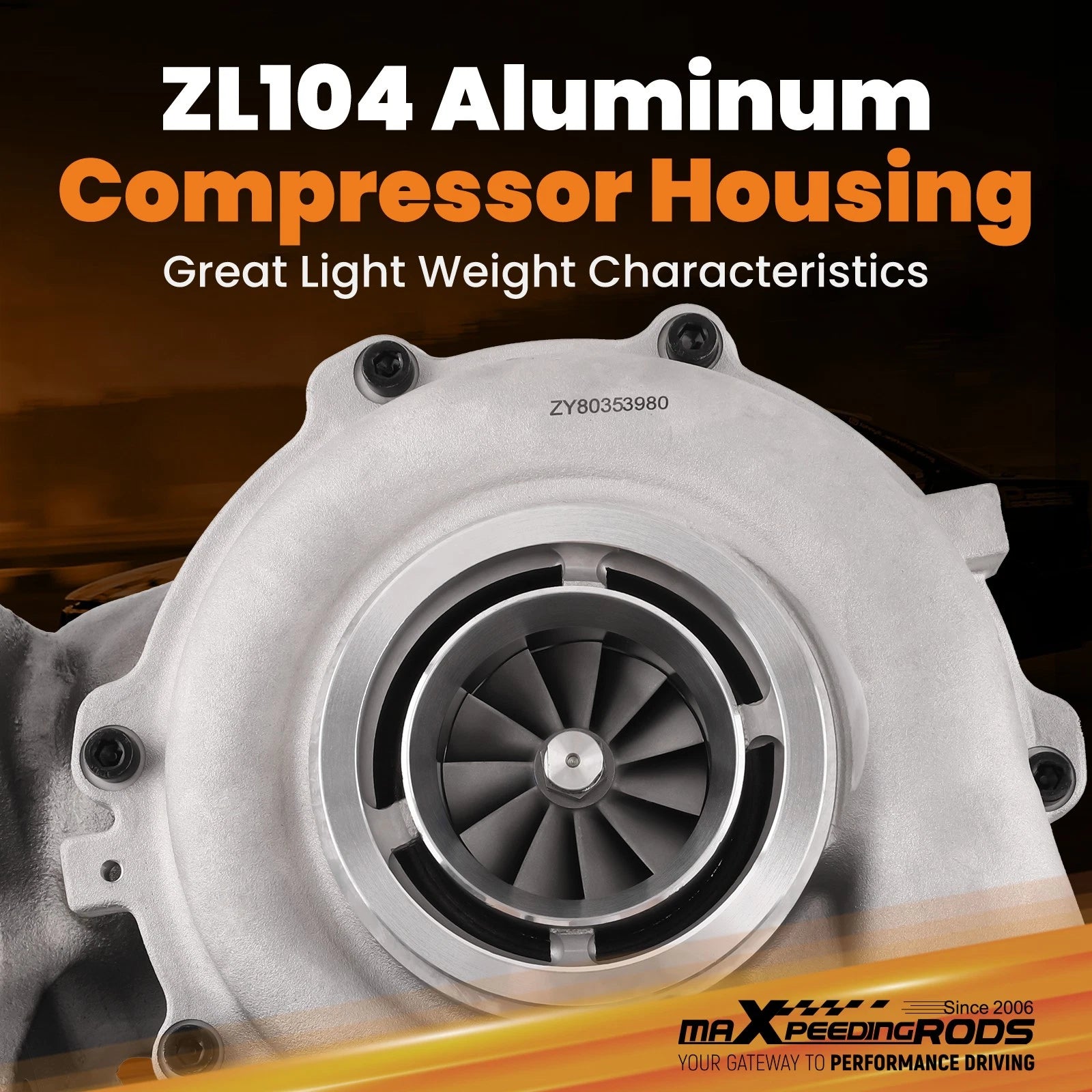 Turbocharger for GMC Chevrolet 6.6L Duramax LMM 2004–2010