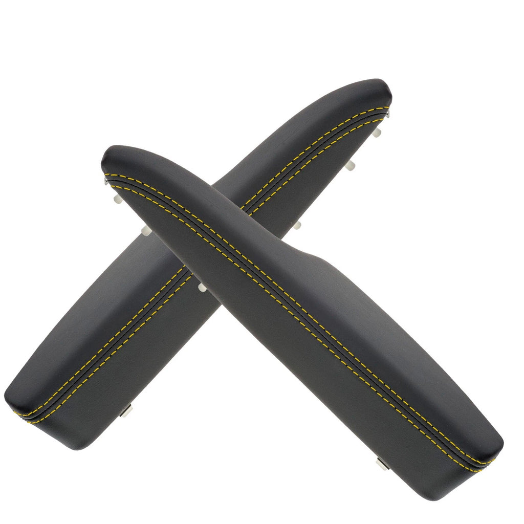 Armrest Door Panel for Chrysler 300 (2011–2020) PVC Leather Yellow Stitch