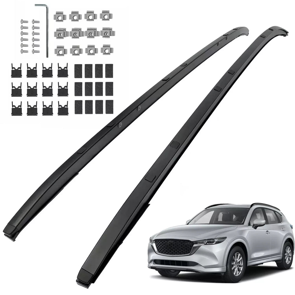 2Pcs Aluminium Roof Rack Side Rail for Mazda CX-5 (2017–2024)