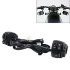 Handlebar Control Switches + Wiring Harness for Harley Softail Dyna Sportster