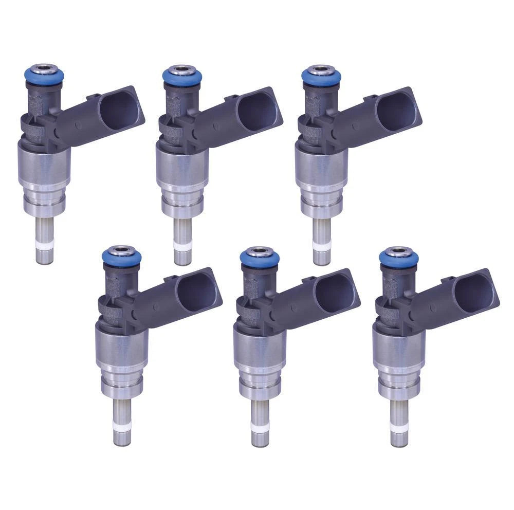 Set of 6 Fuel Injectors for Audi A4 A5 Quattro A6 Q5 (2005–2012)
