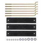 Battery Hold Down Plate & Rods Kit for Club Car DS Golf Cart (1981–2013)