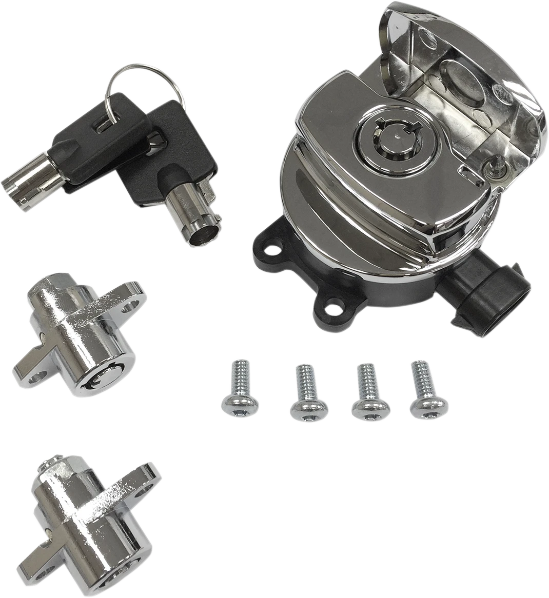 Side Hinge Ignition Switch with Saddlebag Lock for Harley Davidson