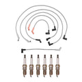 Denso 7mm Wire Set & 6 Double Platinum Spark Plugs for Ford F-150 (1997–2003)