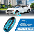 Silicone Key Fob Case Cover for Nissan Sentra (1986–1987) Blue 746453218219