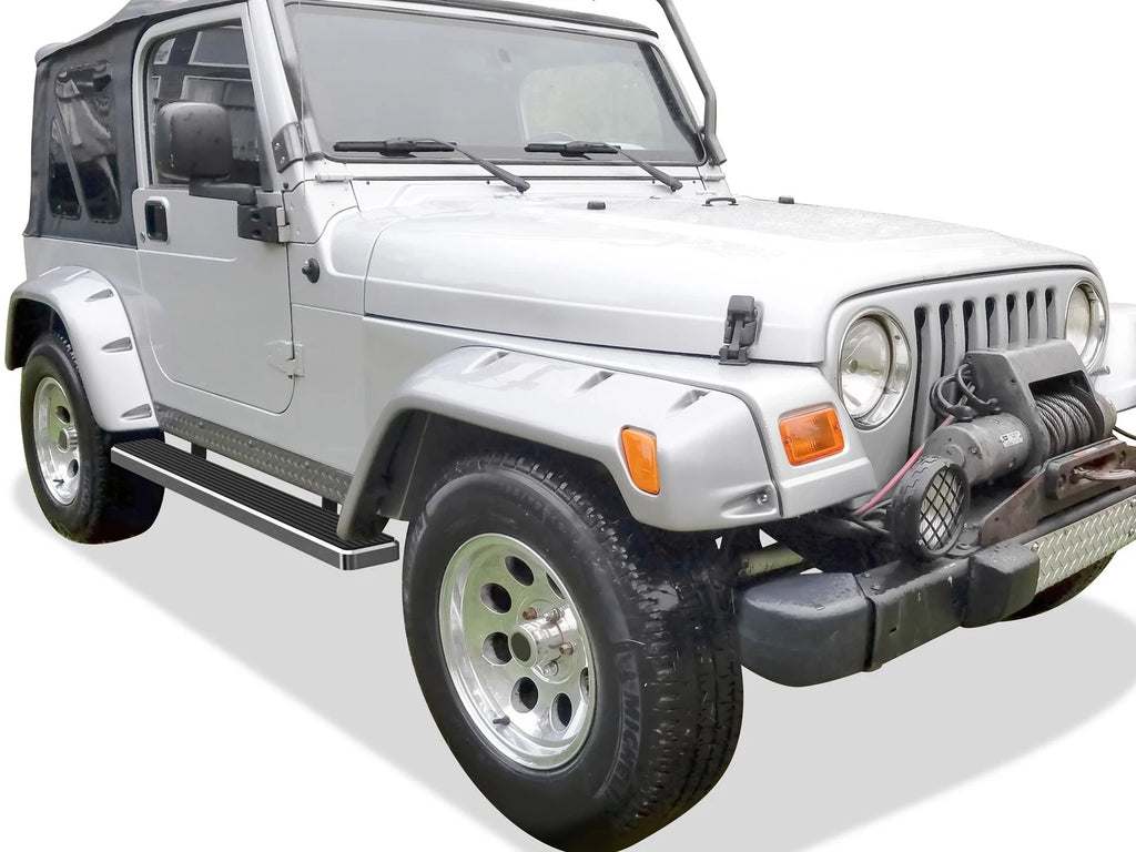 Running Boards 6 Inch for Jeep Wrangler TJ YJ (1987-2006)