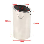 Stainless Steel Rear Exhaust Pipe Tail Muffler Tip for Volvo S60 V60 XC60 (2011–2023)