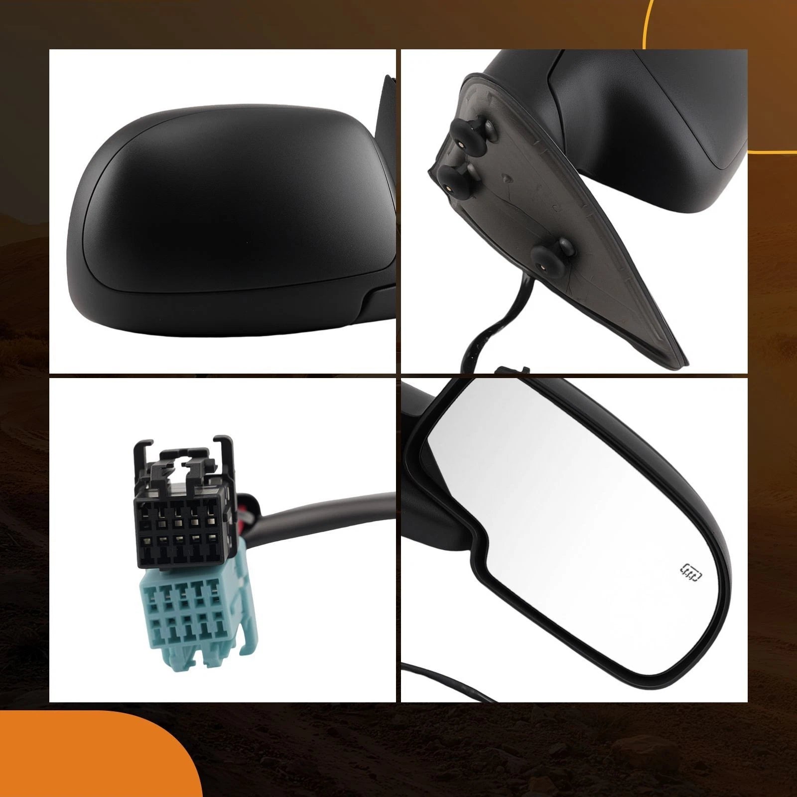 Heated Power Side Mirror Right for Chevy Silverado Classic (2007)