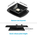 2X Tripod Quick Release Plate Screw Adapter for DSLR SLR Cameras