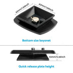 2X Tripod Quick Release Plate Screw Adapter for DSLR SLR Cameras