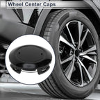 Wheel Center Caps No. 4260B60370 for Toyota Land Cruiser (2016–2021) Black Plastic