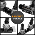 Set of 4 Ignition Coils & Spark Plugs for Chevy Cruze Sonic Aveo5 (2009-2018)