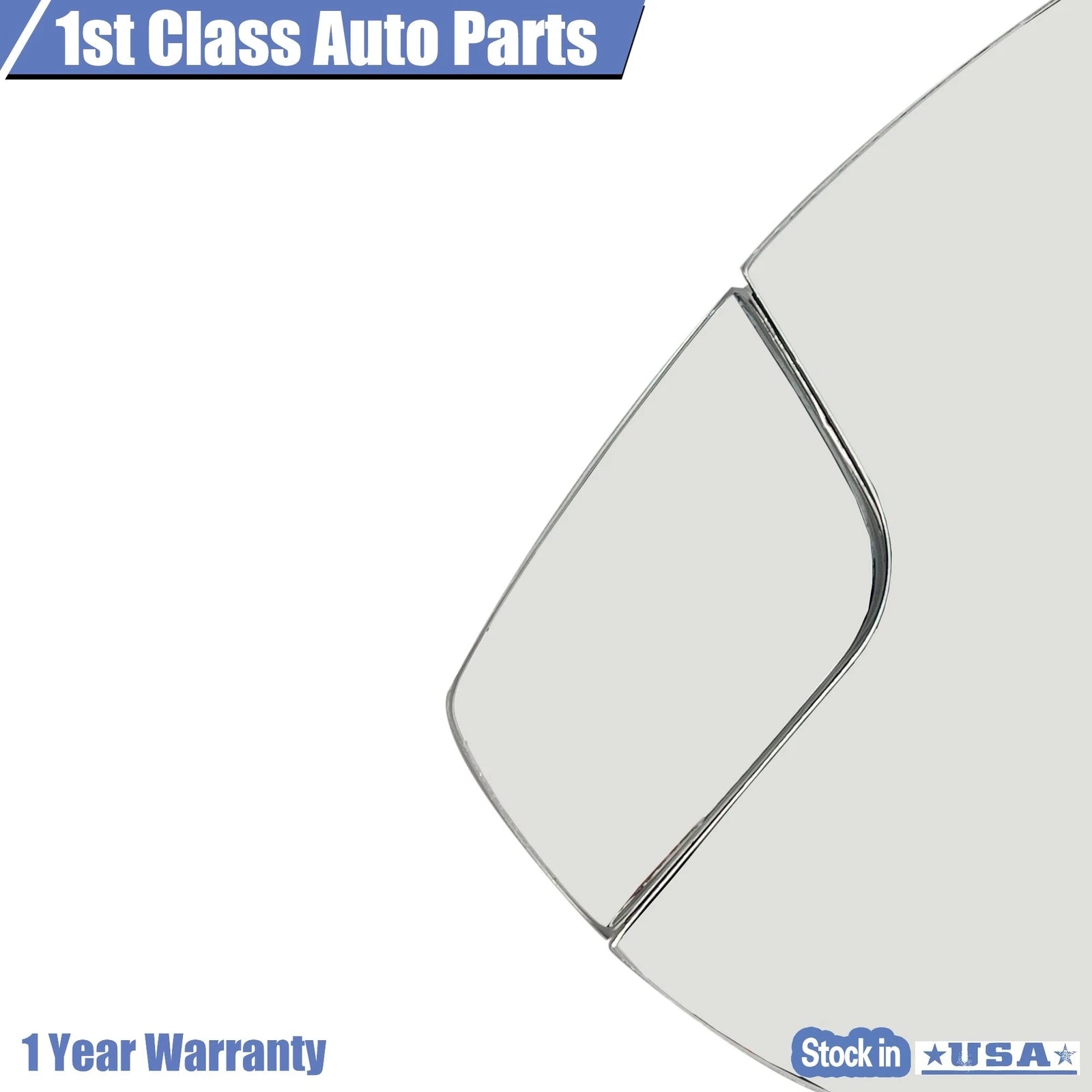 Mirror Glass for Ford Focus (2012–2018) Driver Side Left LH