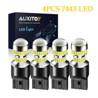 Set of 4 LED White 6000K Reverse Turn Signal Bulbs