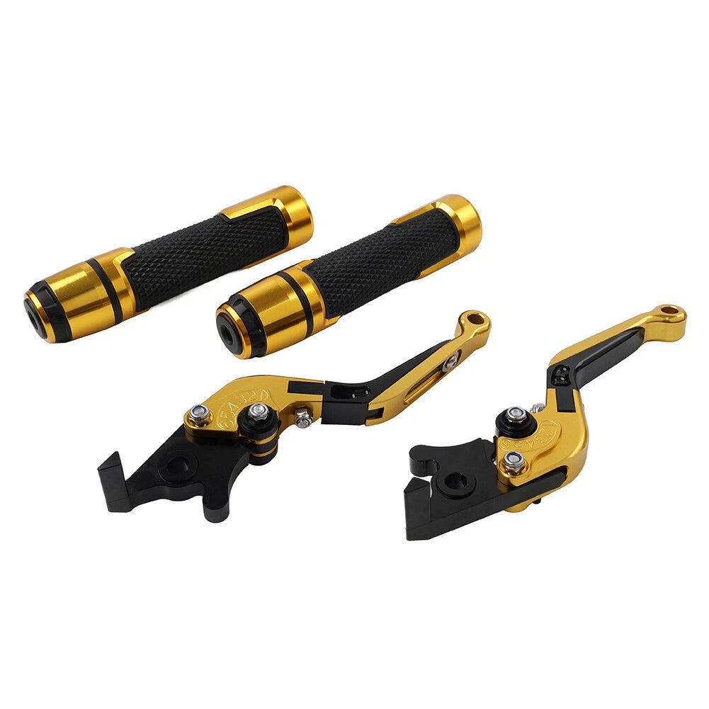 Set of 2 Gold Extendable Brake Clutch Lever for Honda CB1100 CB1300 (2013–2020)