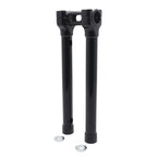 CNC Black Bolt-on 14" Riser Top Clamp for Harley Touring FLHR (1 1/4")