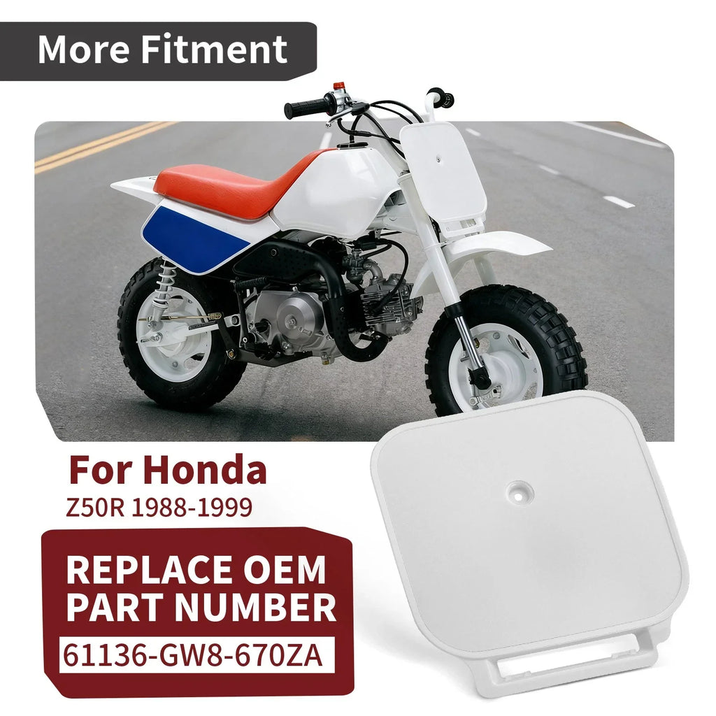 Front Number Plate for Honda Z50 Z50R (1988–1999)