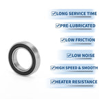Deep Groove Ball Bearing 15x24x5mm for Scooter Skateboard (6802DD)