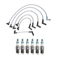 Denso Wire Set & 6 Iridium Power Spark Plugs for Ford Mercury 3.0 V6 (1990–2000)