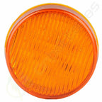 8x 2.5" Amber 13 LED Round Side Marker Clearance Lights for Trailer