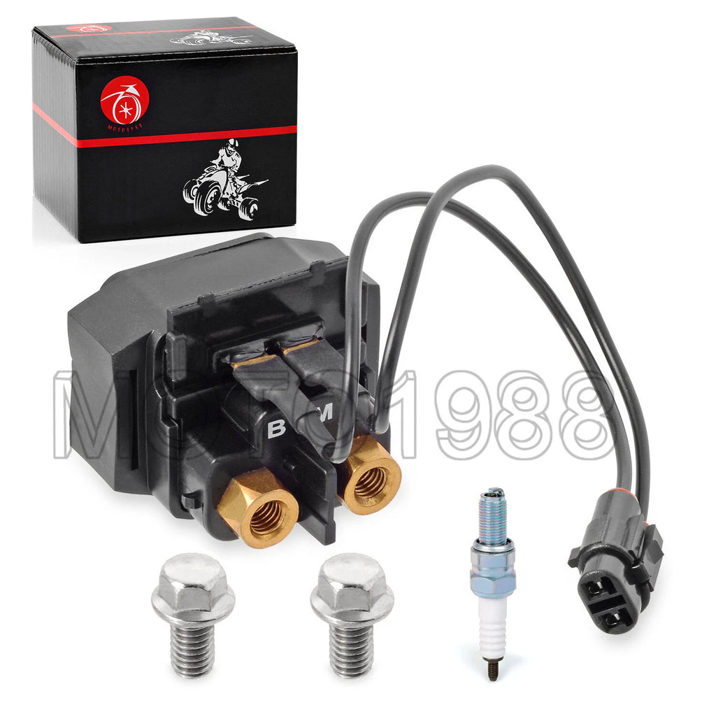 Starter Relay Solenoid & Spark Plug for Yamaha Grizzly 600 YFM600 (1999–2001)