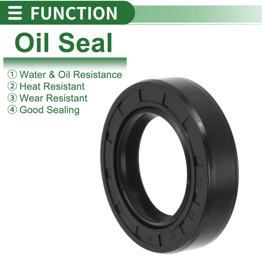 Set of 5 Oil Seal Rotary Shaft Seal NBR Rubber 32x52x12mm