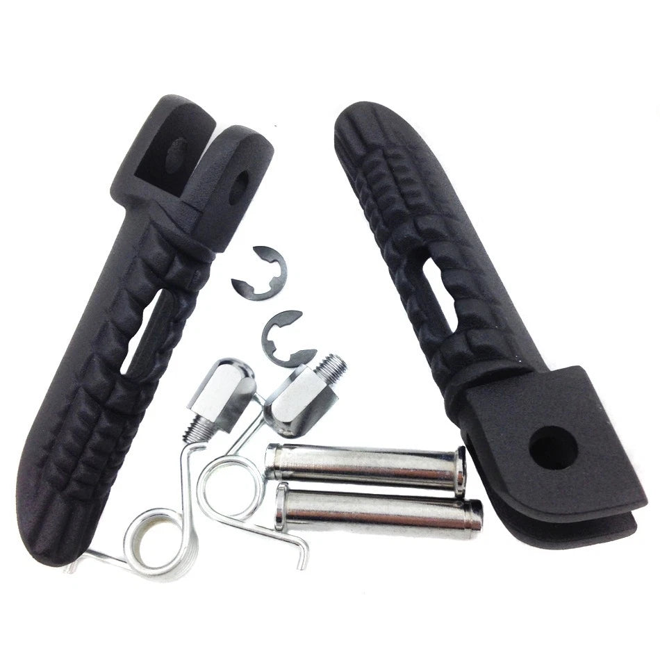 HTTMT Foot Pegs for Suzuki GSXR 600 750 1000 (2000–2011) Black Front Footrest