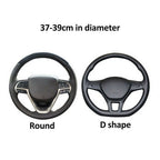 Universal Microfiber Leather Steering Wheel Cover for Car SUV (38cm/15inch)
