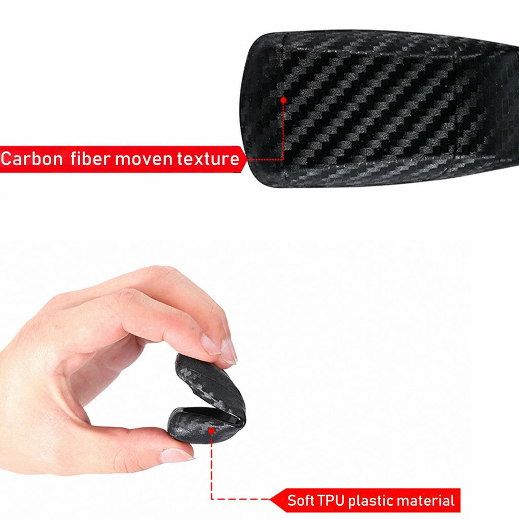 Carbon Fiber Smart Key Cover Shell for Audi A4 A5 Q7 TT (2010-2020)