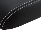 Leather Console Lid Armrest Cover for Ford Escape (2005–2007) White Stitch