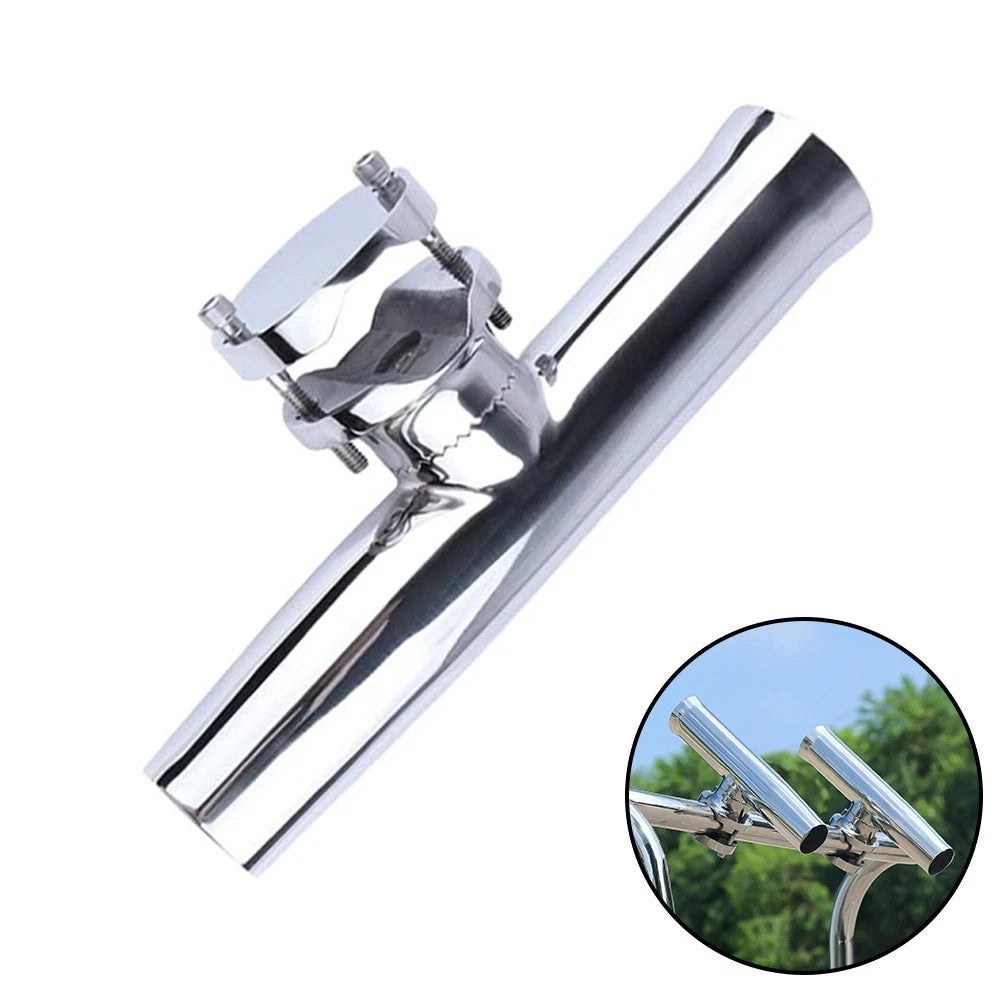 Fishing Rod Bracket for Marine Stainless Steel (32 Degree Adjustability)