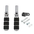 Chrome Rear Foot Pegs Mount for Harley Softail (2008–2011, 2012–2017)