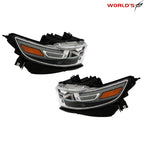 Set of 2 Halogen Projector Front Headlights for Ford Taurus (2013–2016)