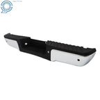 Rear Step Bumper for Ford F-250 F-350 Super Duty (2008–2016) Chrome, Sensor Hole