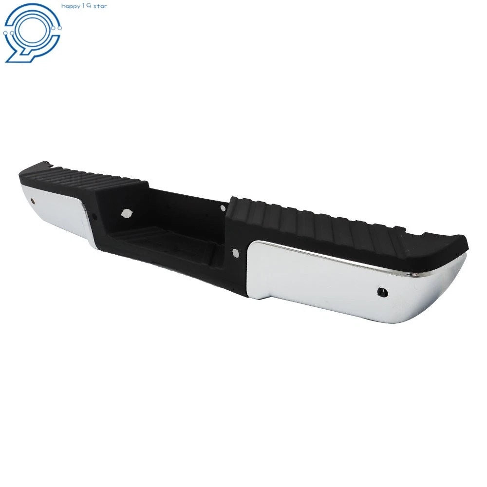 Rear Step Bumper for Ford F-250 F-350 Super Duty (2008–2016) Chrome, Sensor Hole
