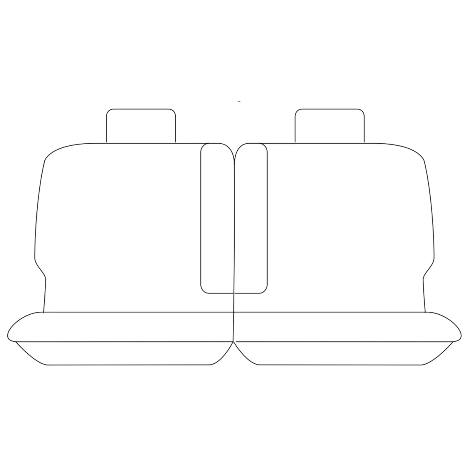 Tailor Made Black Neoprene Car Seat Covers for Nissan Patrol GU Wagon