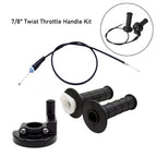 7/8" Twist Throttle Grip + Cable for Dirt Bike Quad ATV (50cc-125cc)