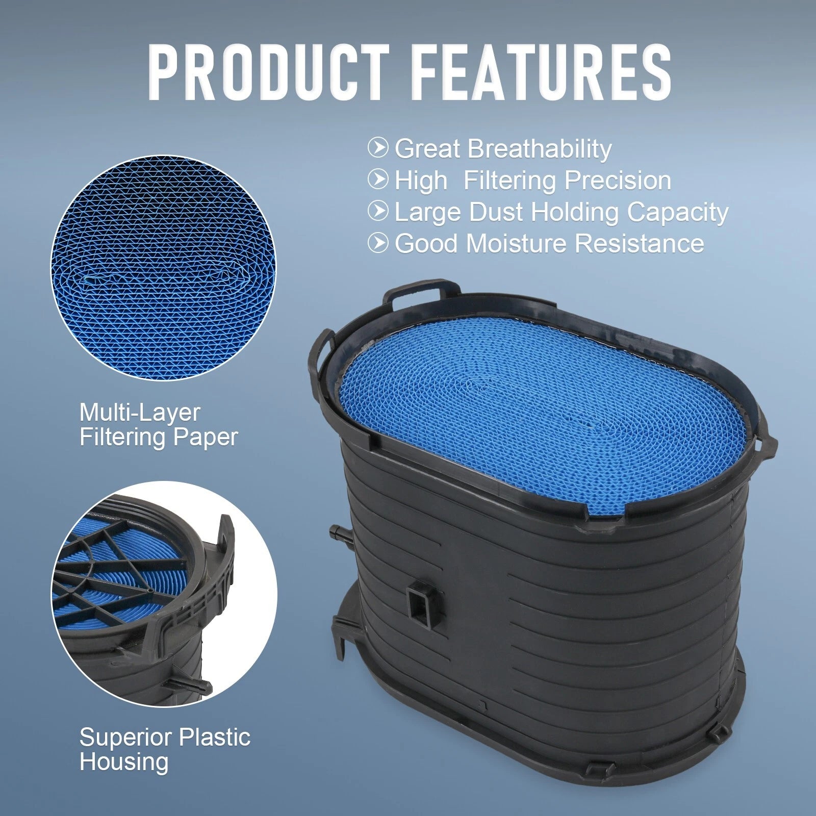 Air Filter for Ford Excursion F250 F350 F450 F550 (2000–2005)