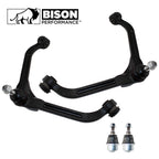 Set of 4 Front Upper Control Arms & Lower Ball Joints for Chevy GMC