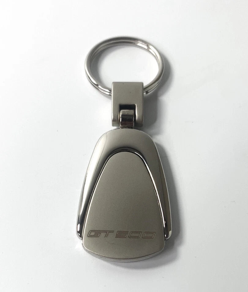 Key Fob Chain Teardrop Chrome Gunmetal for Shelby Mustang GT500 (2013–2014)